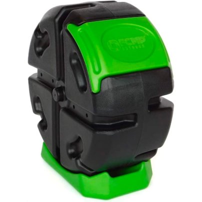 FCMP Half-Size Rolling Composter on white background