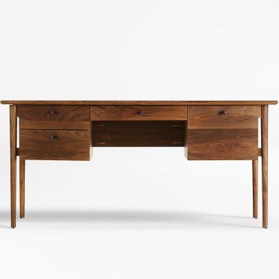The Best Desk Option: Crate & Barrel Kendall 65-Inch-Wide Desk