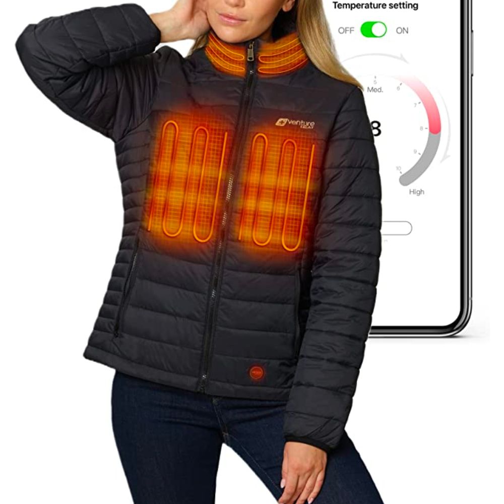Venture Heat Women's Puffer Jacket With HeatSync