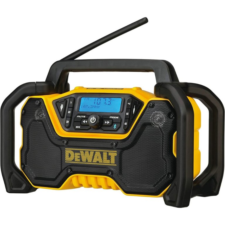  The Best Jobsite Radio Option: DeWalt DCR028B 12V_20V MAX Bluetooth Jobsite Radio