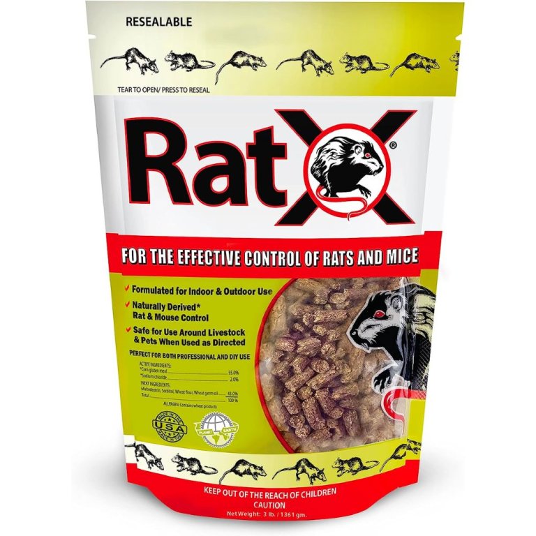  Bag of EcoClear Products RatX Pellets on a white background