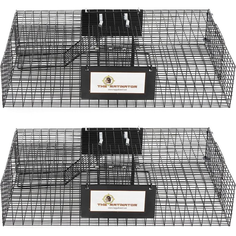  2 Rugged Ranch Ratinator cages on a white background