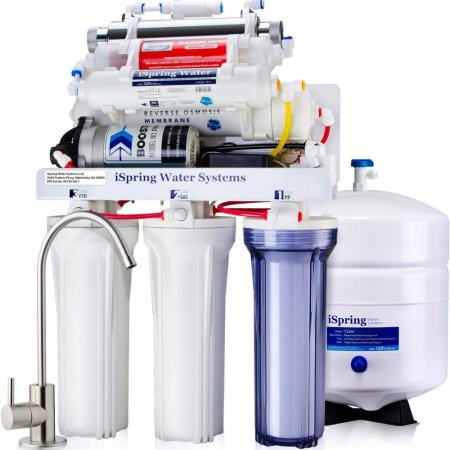 iSpring RCC1UP-AK 7-Stage UnderSink RO System on a white background