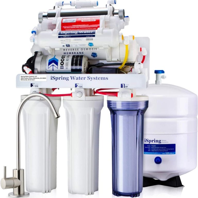  iSpring RCC1UP-AK 7-Stage UnderSink RO System on a white background