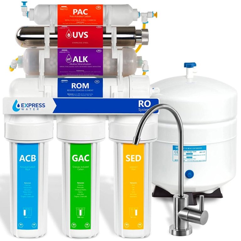  Express Water Alkaline & Ultraviolet RO System on a white background
