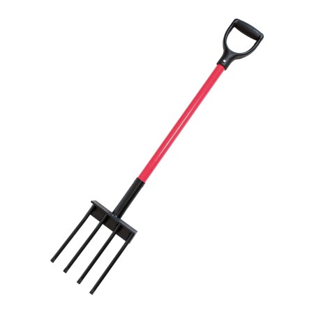 Bully Tools 92370 Spading Fork with Fiberglass Handle
