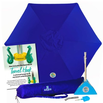 Best Beach Umbrella Options: BEACHBUB All-in-One Beach Umbrella System