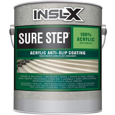 Best Concrete Paint Options: INSL-X SU031009A-01 Sure Step Acrylic