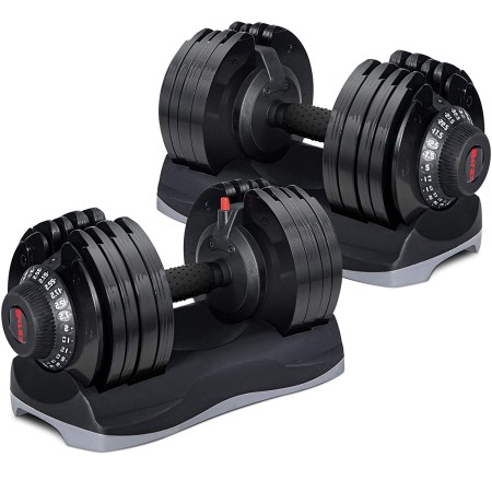 Merax Deluxe 71.5 Pound Adjustable Dial Dumbbell