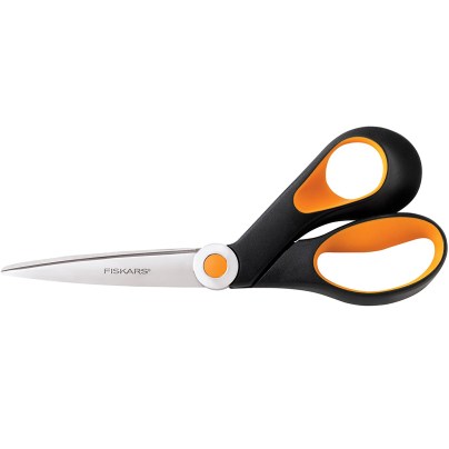 Best Fabric Scissors Options: Fiskars 175800-1002 Razor-edge Softgrip Scissors