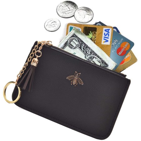 AnnabelZ Coin Purse Change Wallet with Key Chain