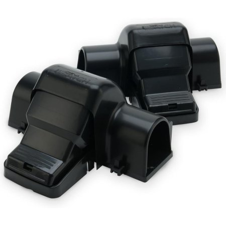  2 UCatch SuperSafes Dual-Entry Rat Traps on a white background