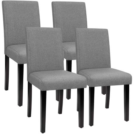 Furmax Urban Style Armless Fabric Dining Chairs