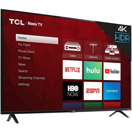 TCL 43S425 43 Inch 4K Ultra HD Smart LED Roku TV