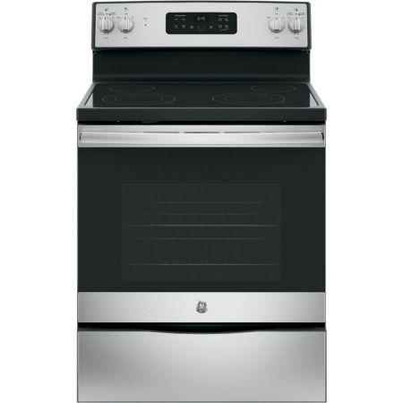GE Electric Range with Self-Cleaning Oven