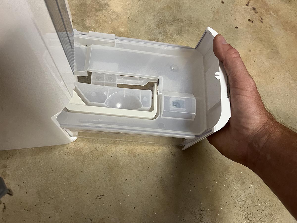 Best Dehumidifiers_side collection bucket