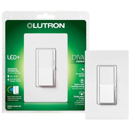 The Best Dimmer Switch Option: Lutron Diva LED+ Dimmer