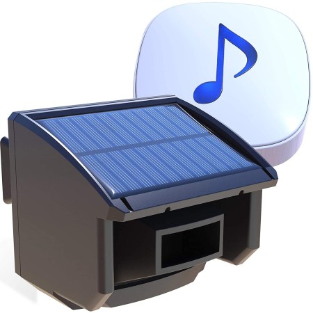 Htzsafe Solar Motion Sensor u0026 Plug-In Receiver System