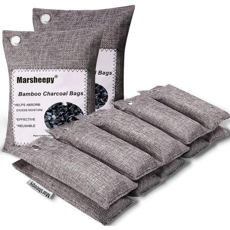 Marsheepy 12 Pack Bamboo Charcoal Air Purifying Bags