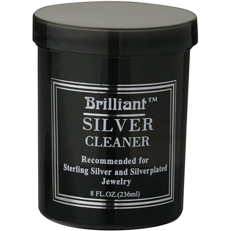  The Best Silver Polish Option: Brilliant 8 Oz Silver Jewelry Cleaner with Basket