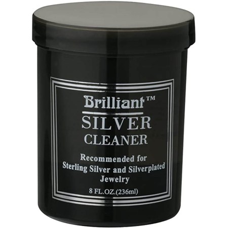Brilliant 8 Oz Silver Jewelry Cleaner with Basket 