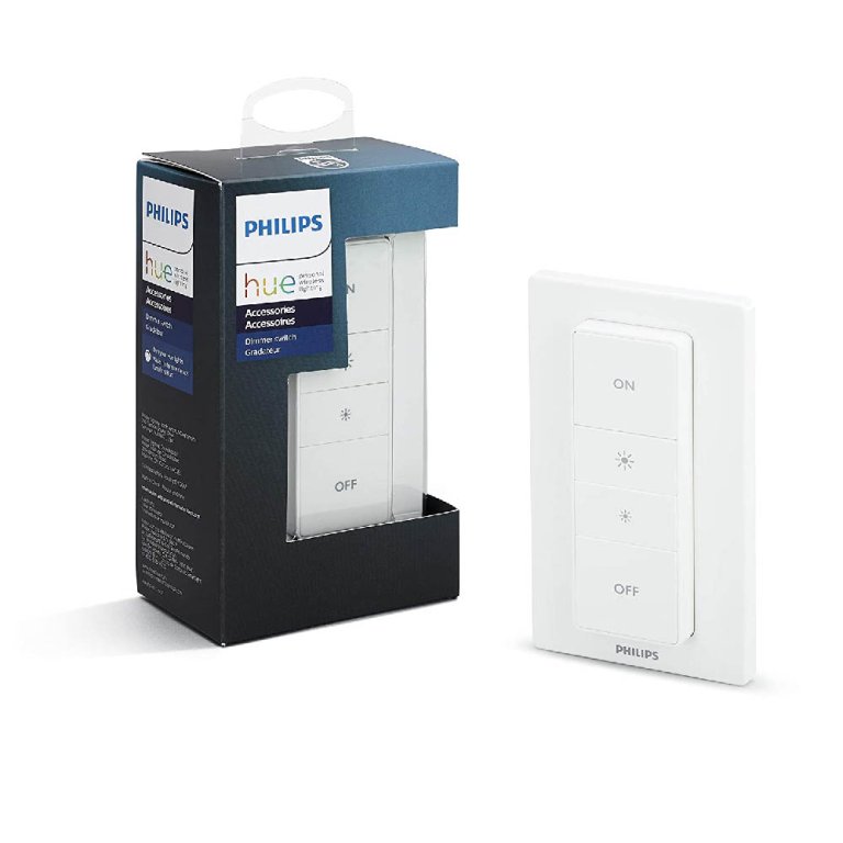 The Best Smart Light Switch Option: Philips Hue Smart Dimmer Switch with Remote