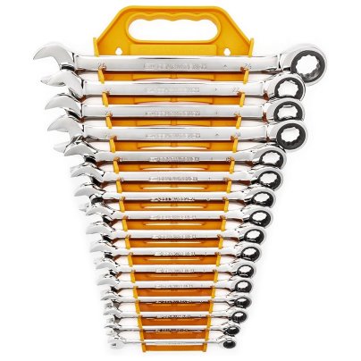 Gearwrench 16-Piece Ratcheting Combination Wrench Set