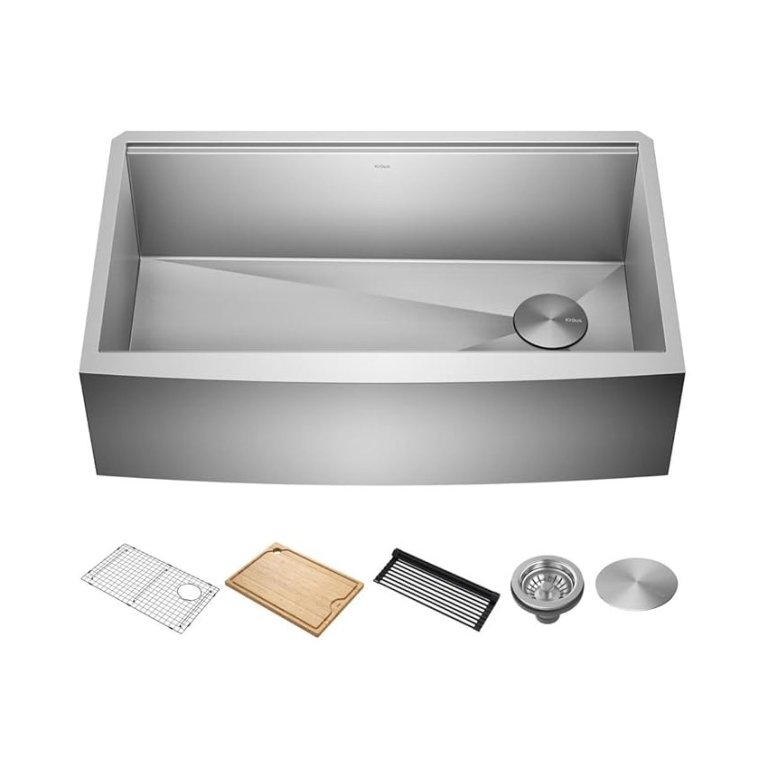  Kraus Kore Workstation Farmhouse Kitchen Sink