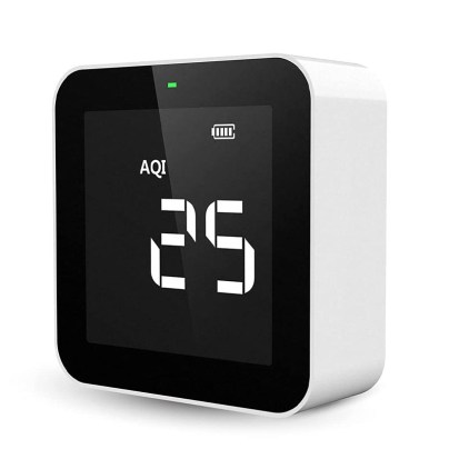 Temtop M10 Air Quality Monitor on a white background