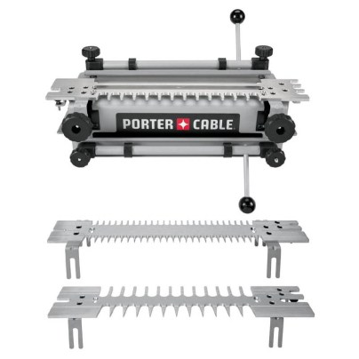 The Porter-Cable 4216 12-Inch Dovetail Jig Kit on a white background.