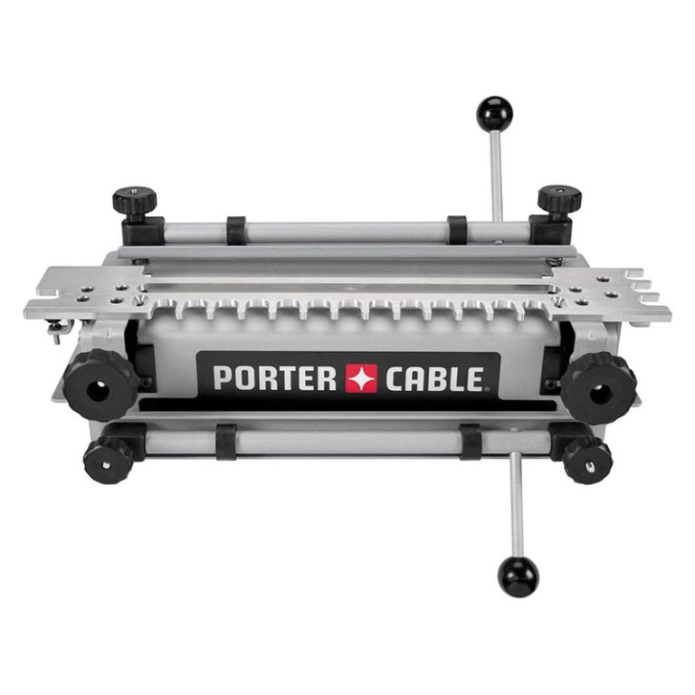  The Porter-Cable 4210 12-Inch Dovetail Jig on a white background.