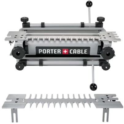 The Porter-Cable 4212 12-Inch Dovetail Jig on a white background.