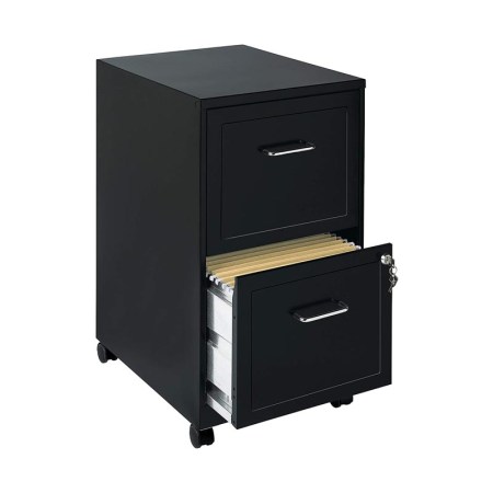 Lorell File Cabinet, Black