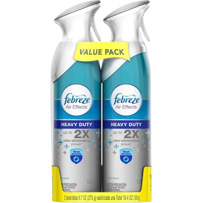 The Best Odor Eliminators for the Home Option: Febreze Air Freshener Heavy Duty Spray