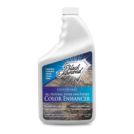  A bottle of Black Diamond Stoneworks Color Enhancer Stone Sealer on a white background.