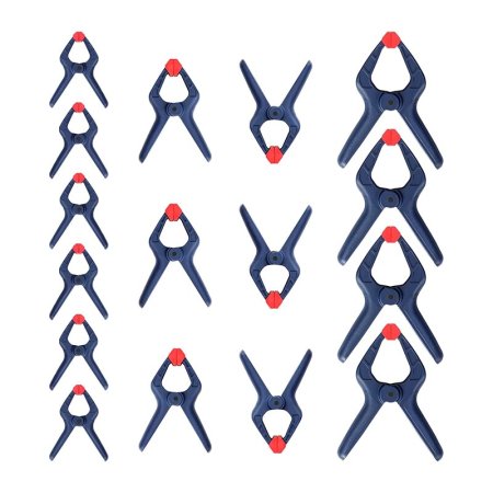  The Best Woodworking Clamps Option WORKPRO 16-Piece Nylon Spring Clamp Set