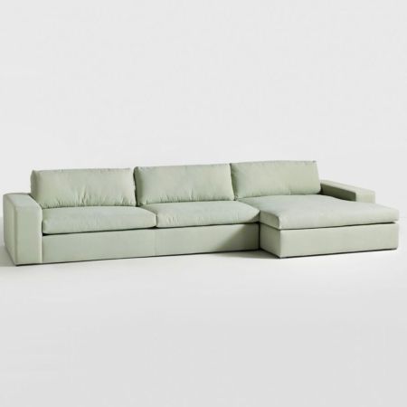 Anthropologie Dylan Sectional in Performance Linen