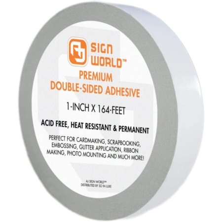  The Best Double-Sided Tape Option: AJ Sign World 164-Foot Premium Double-Sided Adhesive