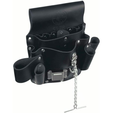 The Best Electrician Tool Belt Option: Klein Tools 5178 8-Pocket Tool Pouch
