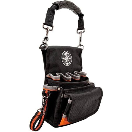 The Best Electrician Tool Belt Option: Klein Tools 5242 Tradesman Pro 9-Pocket Tool Pouch
