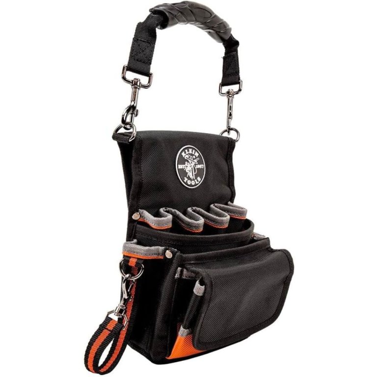  The Best Electrician Tool Belt Option: Klein Tools 5242 Tradesman Pro 9-Pocket Tool Pouch