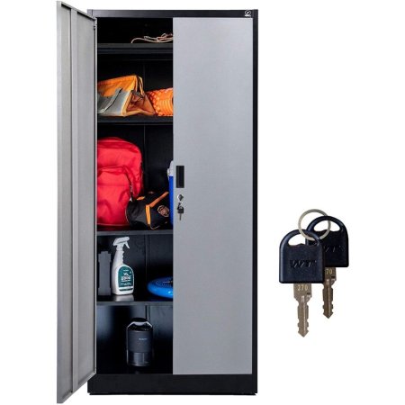  The Best Garage Cabinets Option: Fedmax Storage Cabinets with Doors and Shelves