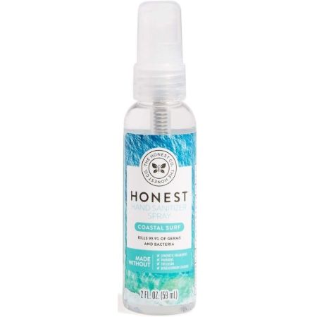 The Honest Company Hand Sanitizer Spray, Coastal Surf