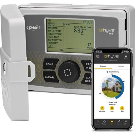  The Best Smart Sprinkler Controller Option: Orbit 57950 B-hyve Smart Irrigation Controller