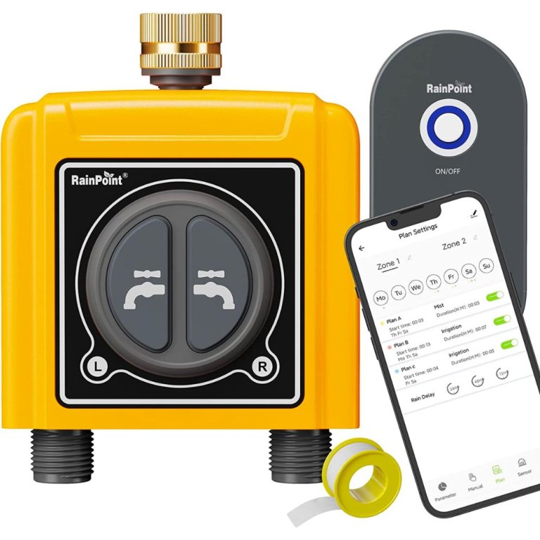  The Best Smart Sprinkler Controller Option: RainPoint Smart WiFi 2-Zone Sprinkler Timer