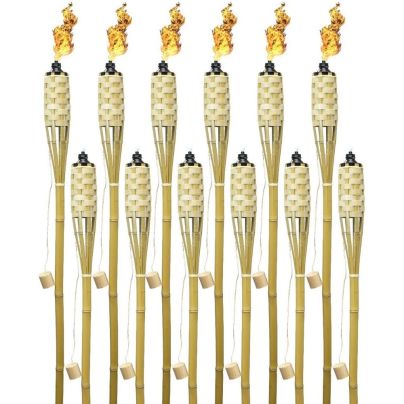 The Best Tiki Torch Option: Matney Bamboo Torches