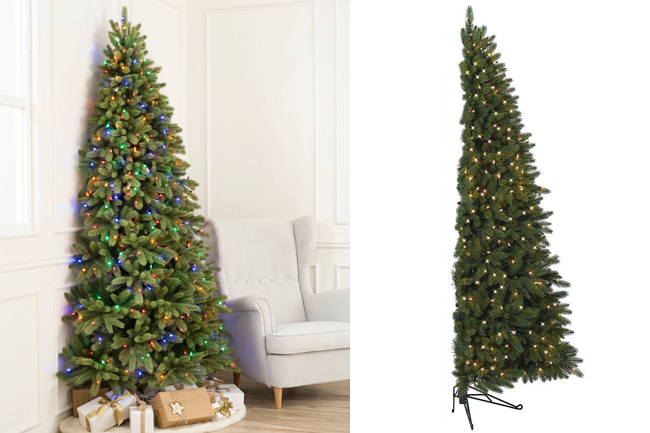 The Half Christmas Tree Trend Is So 2020—and Really Smart for Small Spaces