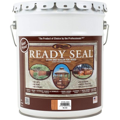 Best Fence Paint Options: Ready Seal 512 5-Gallon Pail Natural Cedar