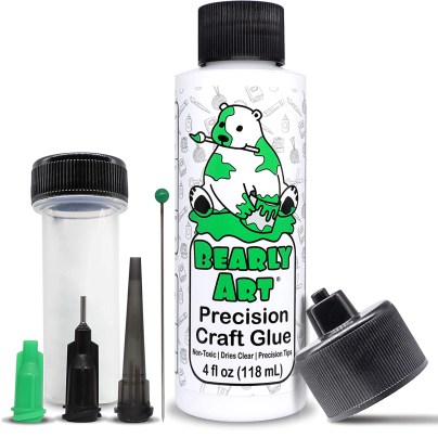 Best Glue for Glass Options: Bearly Art Precision Craft Glue