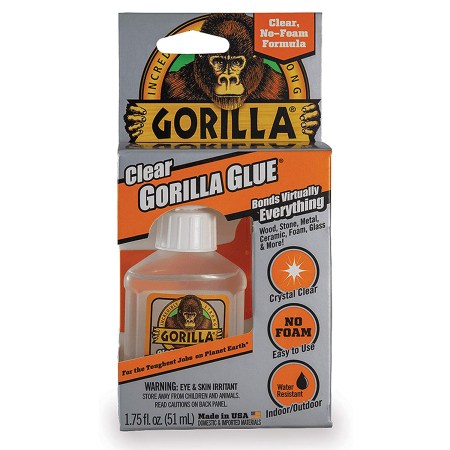 Gorilla Clear Glue, 1.75 ounce Bottle